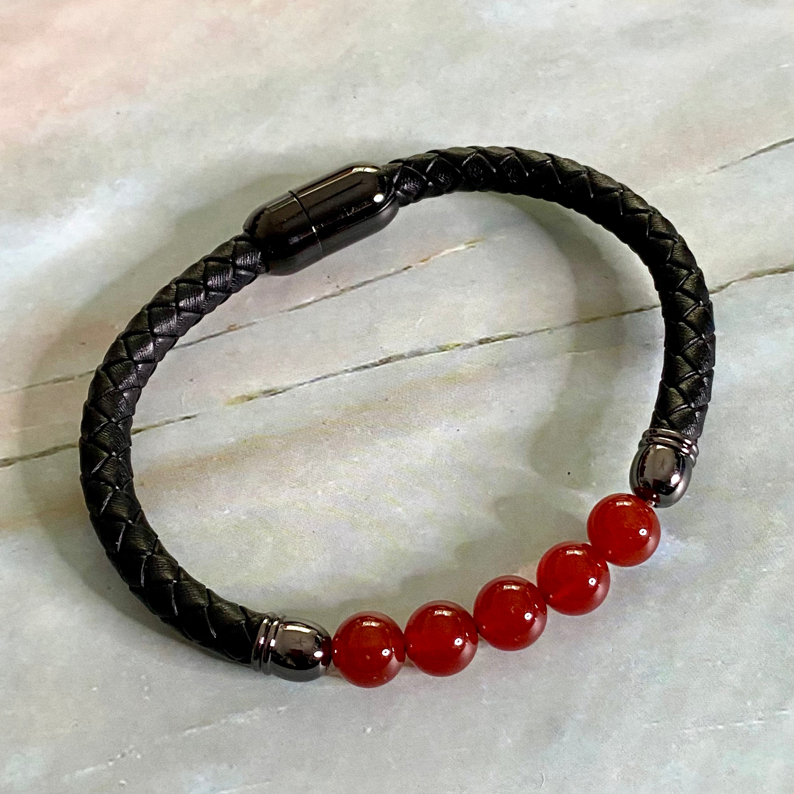 The Catalyst Leather Bracelet